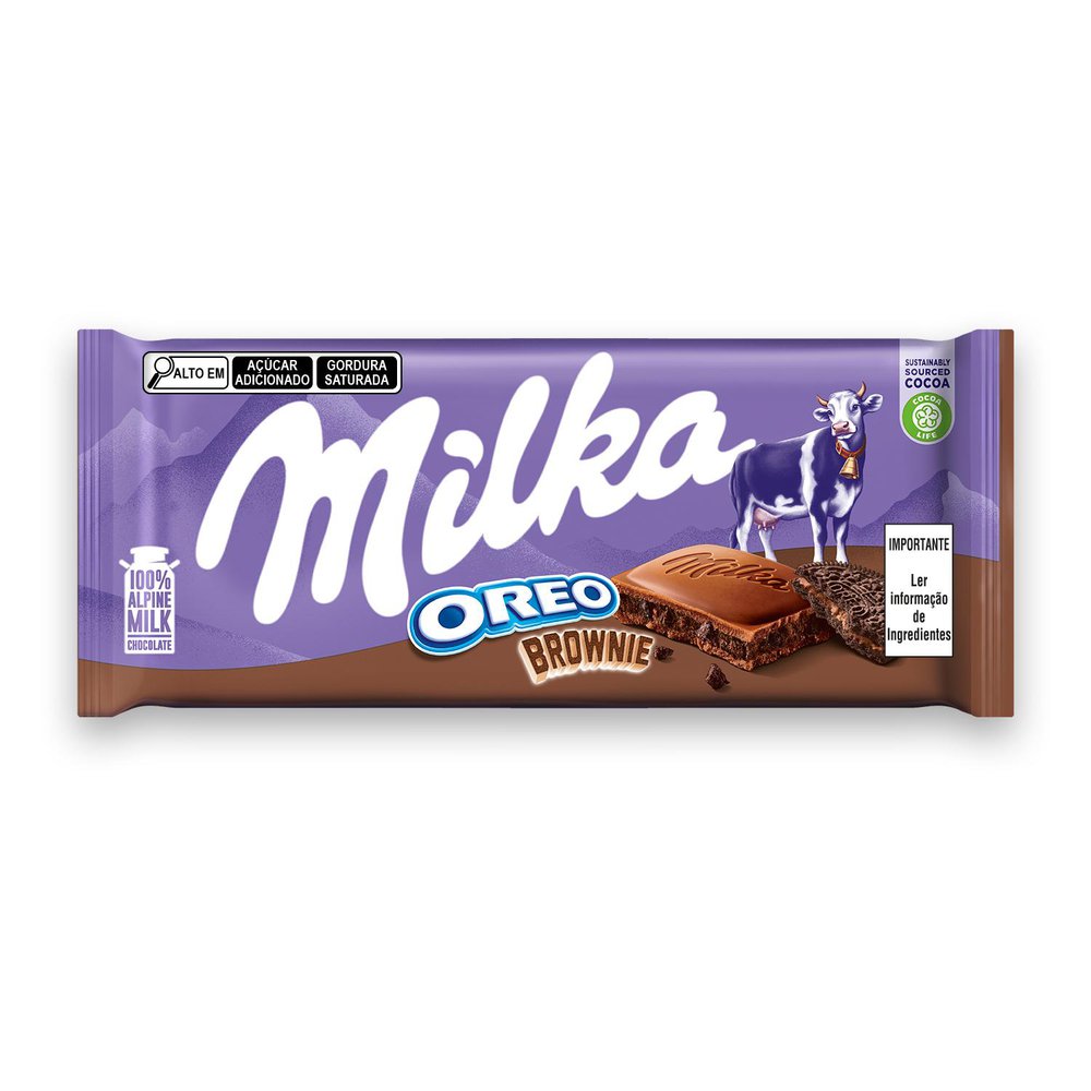 Encontraproduto.com.br - Chocolate Milka Oreo Brownie 100g