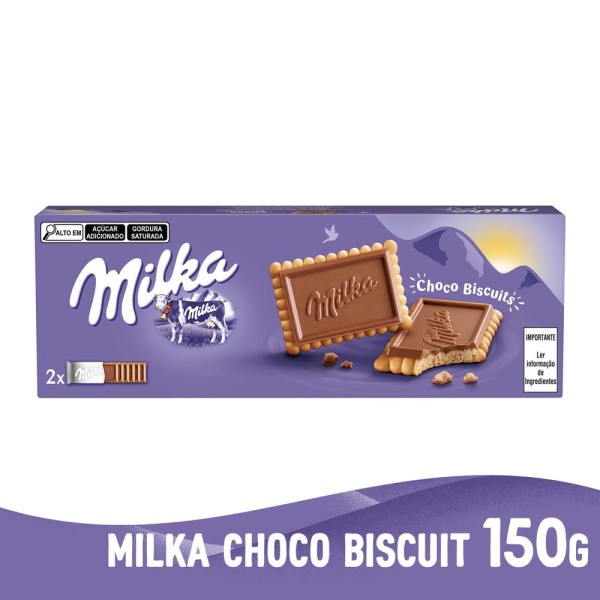 Encontraproduto.com.br - Chocolate Milka Choco Biscuit 150g