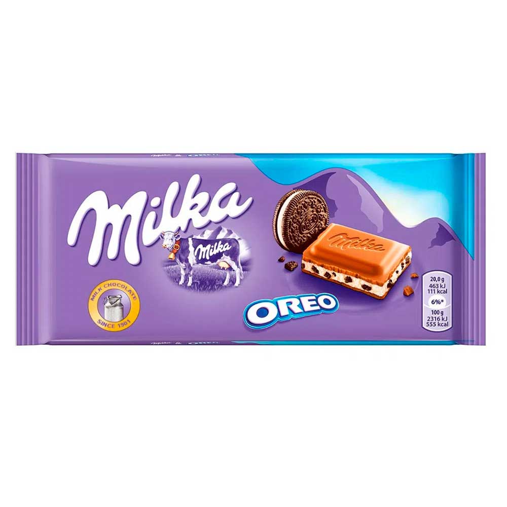 CHOCOLATE MILKA OREO 100G