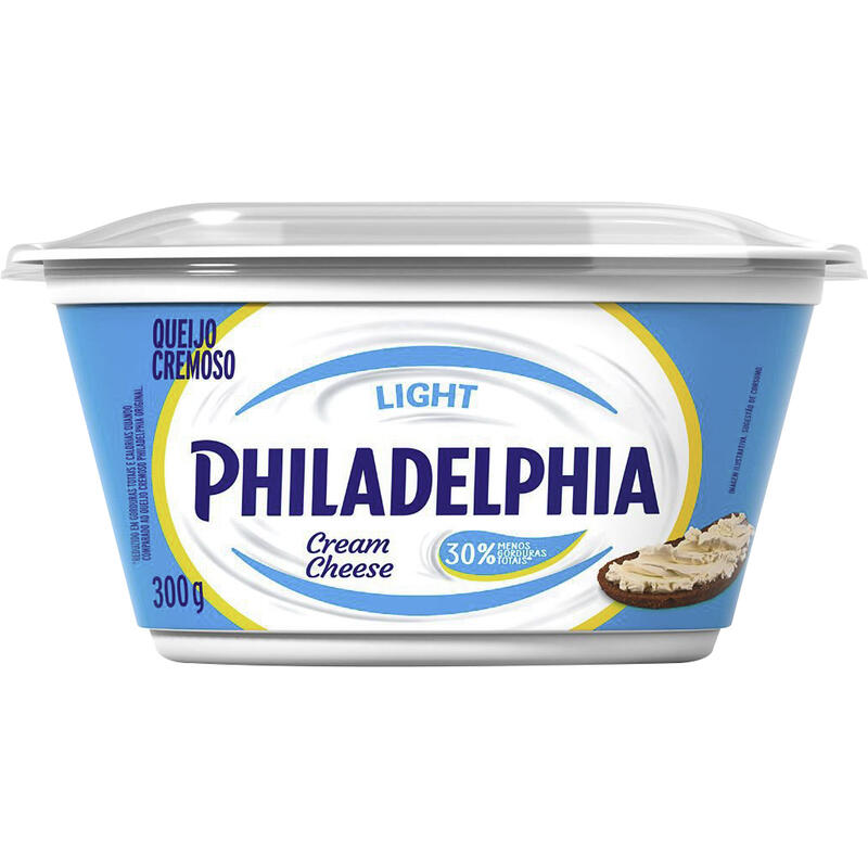 Encontraproduto.com.br - Cream Cheese Philadelphia Light Pote com 300g