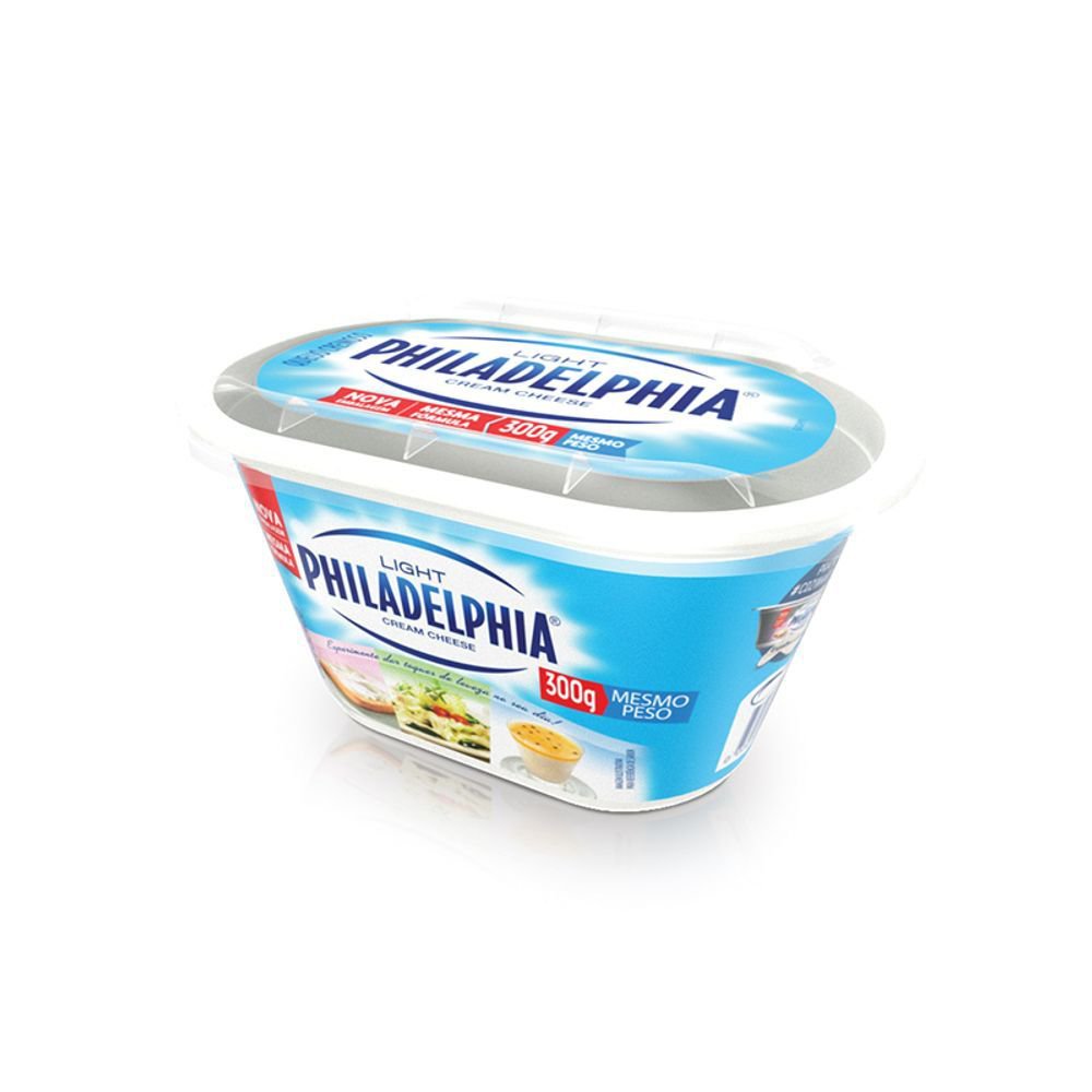 Encontraproduto.com.br - Cream Cheese Philadelphia Light Pote com 300g