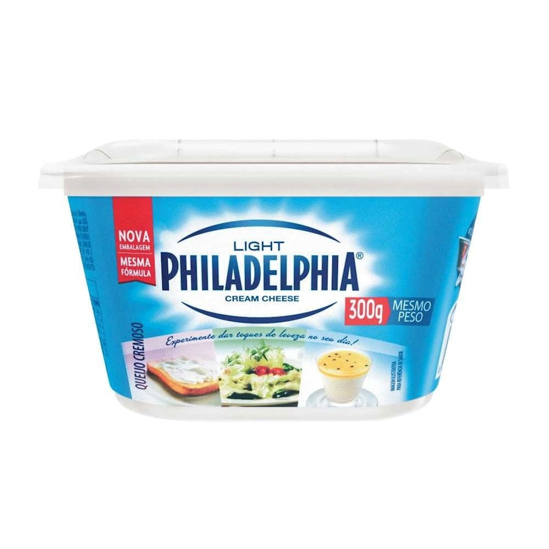 Encontraproduto.com.br - Cream Cheese Philadelphia Light Pote com 300g