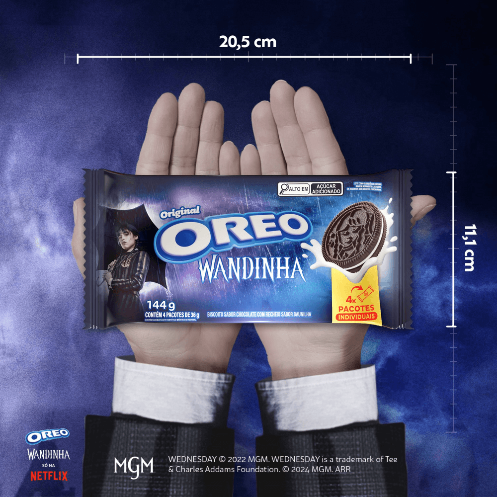Encontraproduto.com.br - Biscoito Recheado Oreo Original Multipack 144g