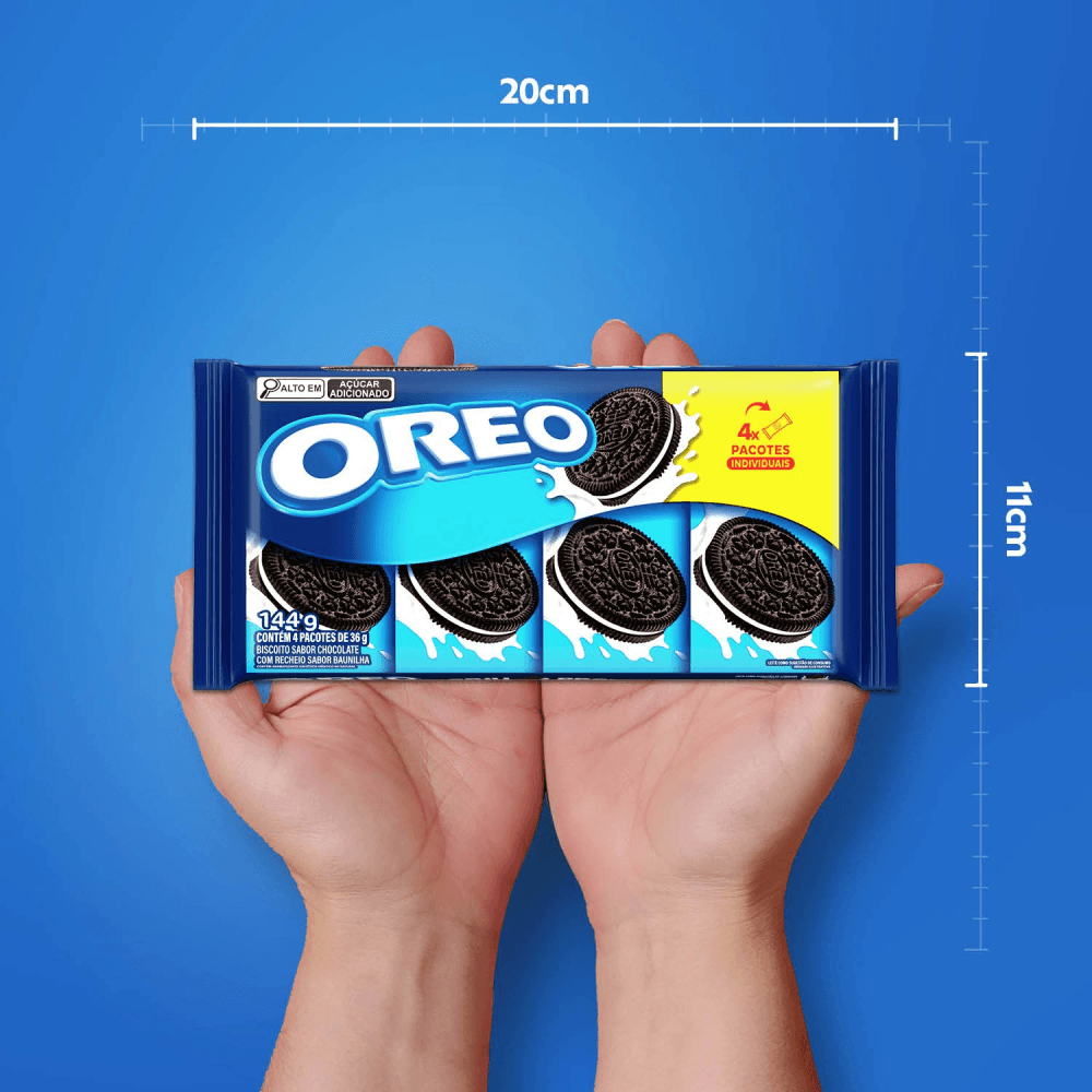 Encontraproduto.com.br - Biscoito Recheado Oreo Original Multipack 144g