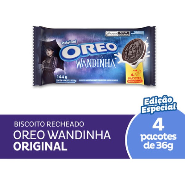 Encontraproduto.com.br - Biscoito Recheado Oreo Original Multipack 144g