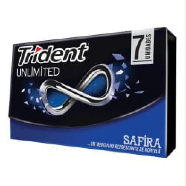 Encontraproduto.com.br - Trident Unlimited Safira com 7 unidades