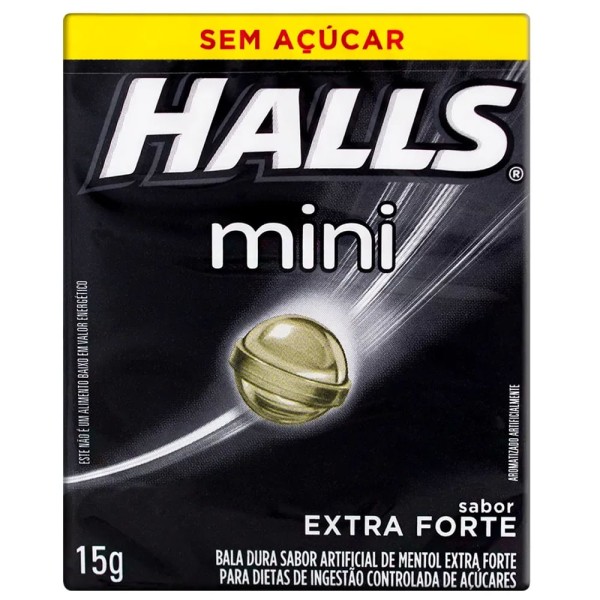 Encontraproduto.com.br - Bala Drops Halls Mini Extra Forte 01Un 15G - Halls
