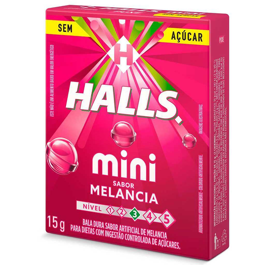Encontraproduto.com.br - Bala Drops Halls Mini Melancia 01Un 15G - Halls