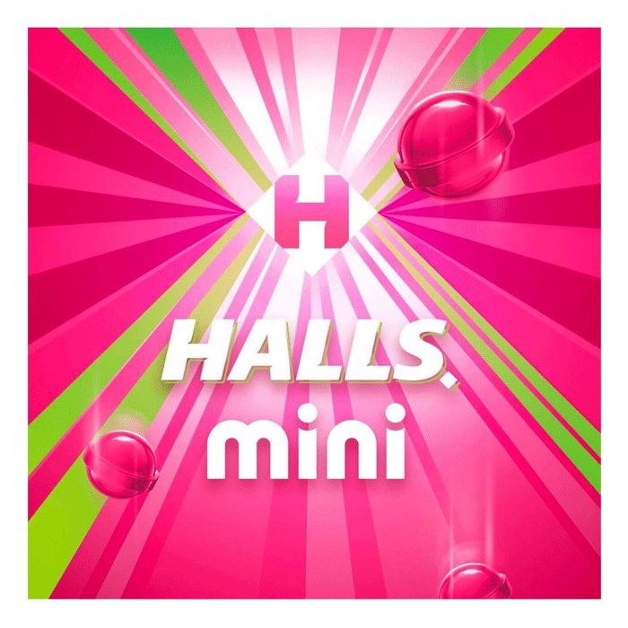 Encontraproduto.com.br - Bala Drops Halls Mini Melancia 01Un 15G - Halls