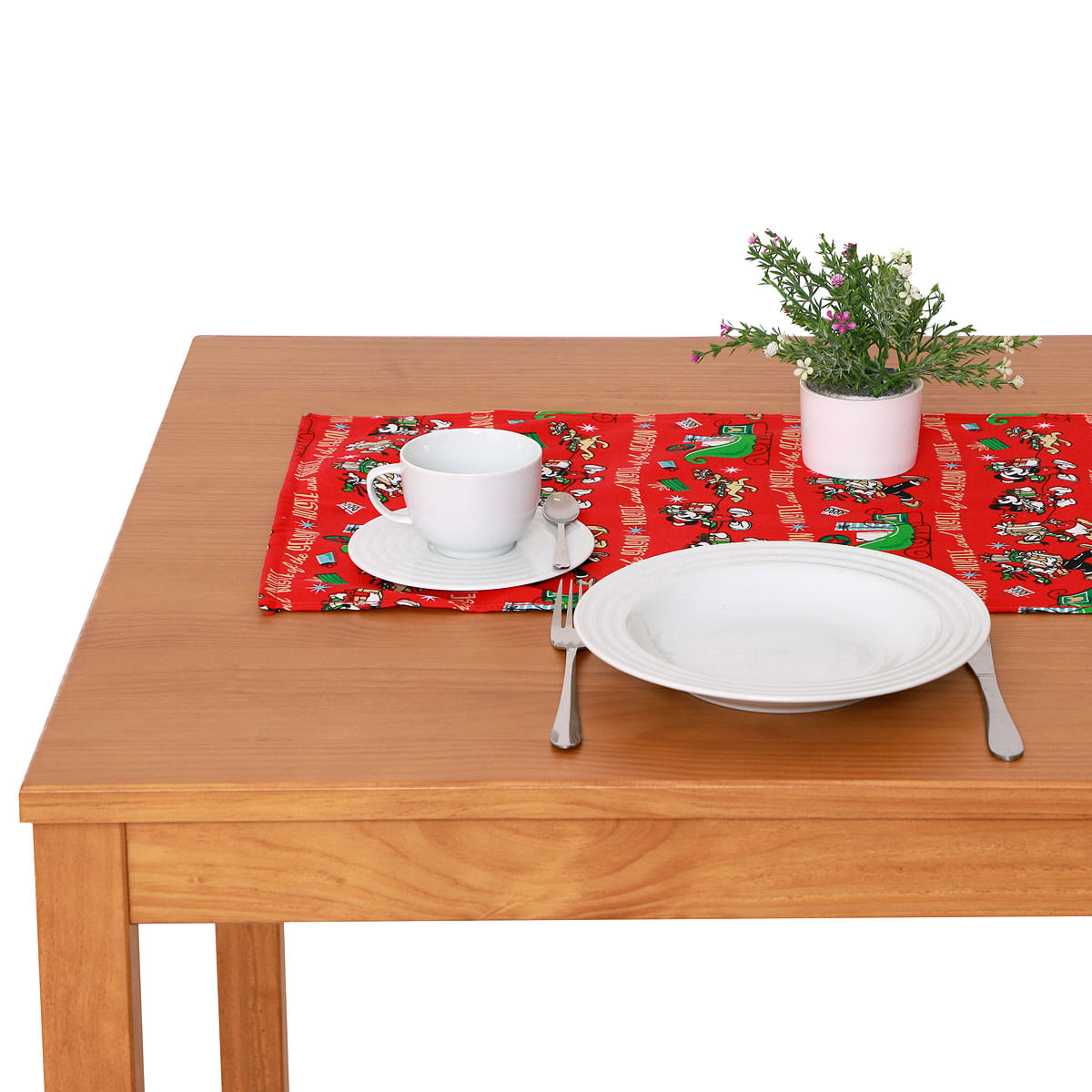 Trilho De Mesa Natal Mickey Season Natal