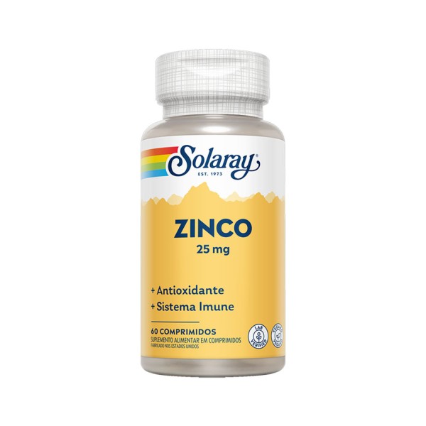 Encontraproduto.com.br - Zinco 25mg (Picolinato De Zinco) Com 60 Compridos Solaray