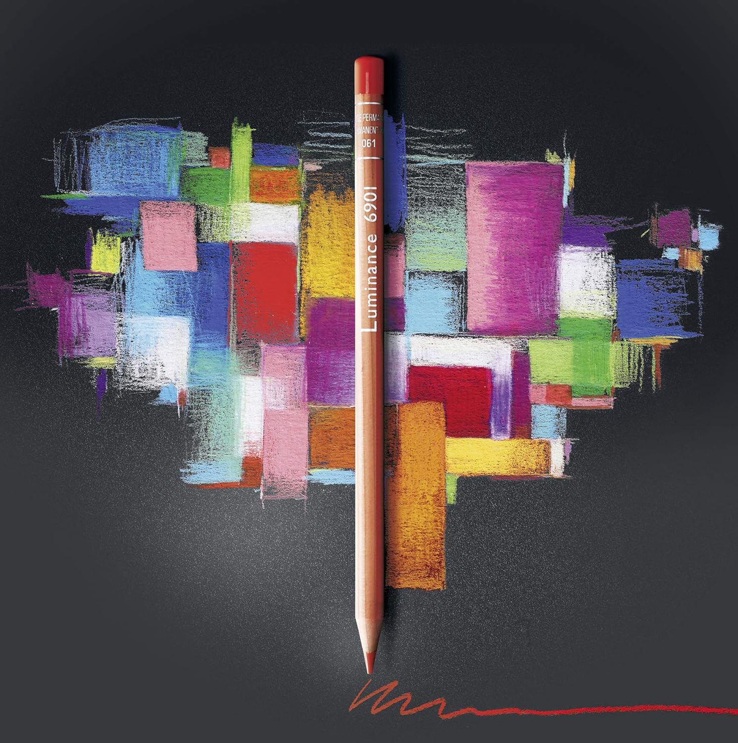 Encontraproduto.com.br - Lápis de Cor Luminance 6901 Estojo com 76 Cores e 2 blender Caran d´ache