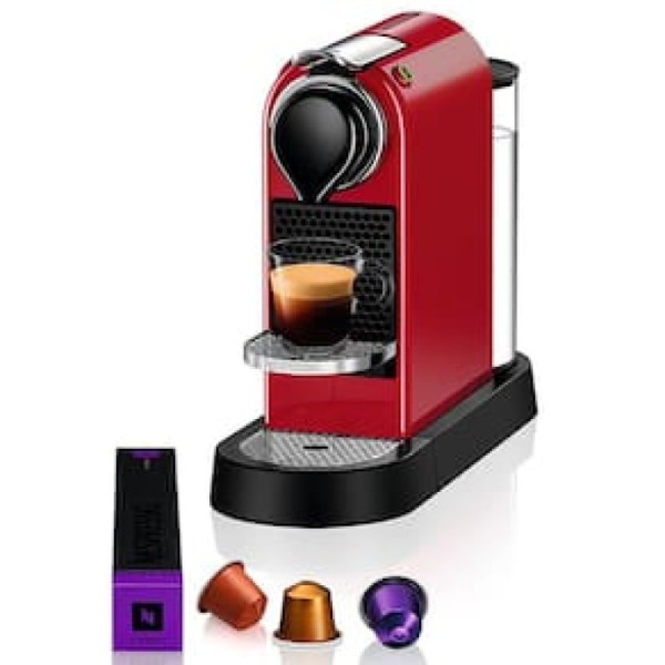 Encontraproduto.com.br - Máquina de Café Nespresso Citiz C113 com Kit de Cápsulas Para Degustação – Vermelha 220V