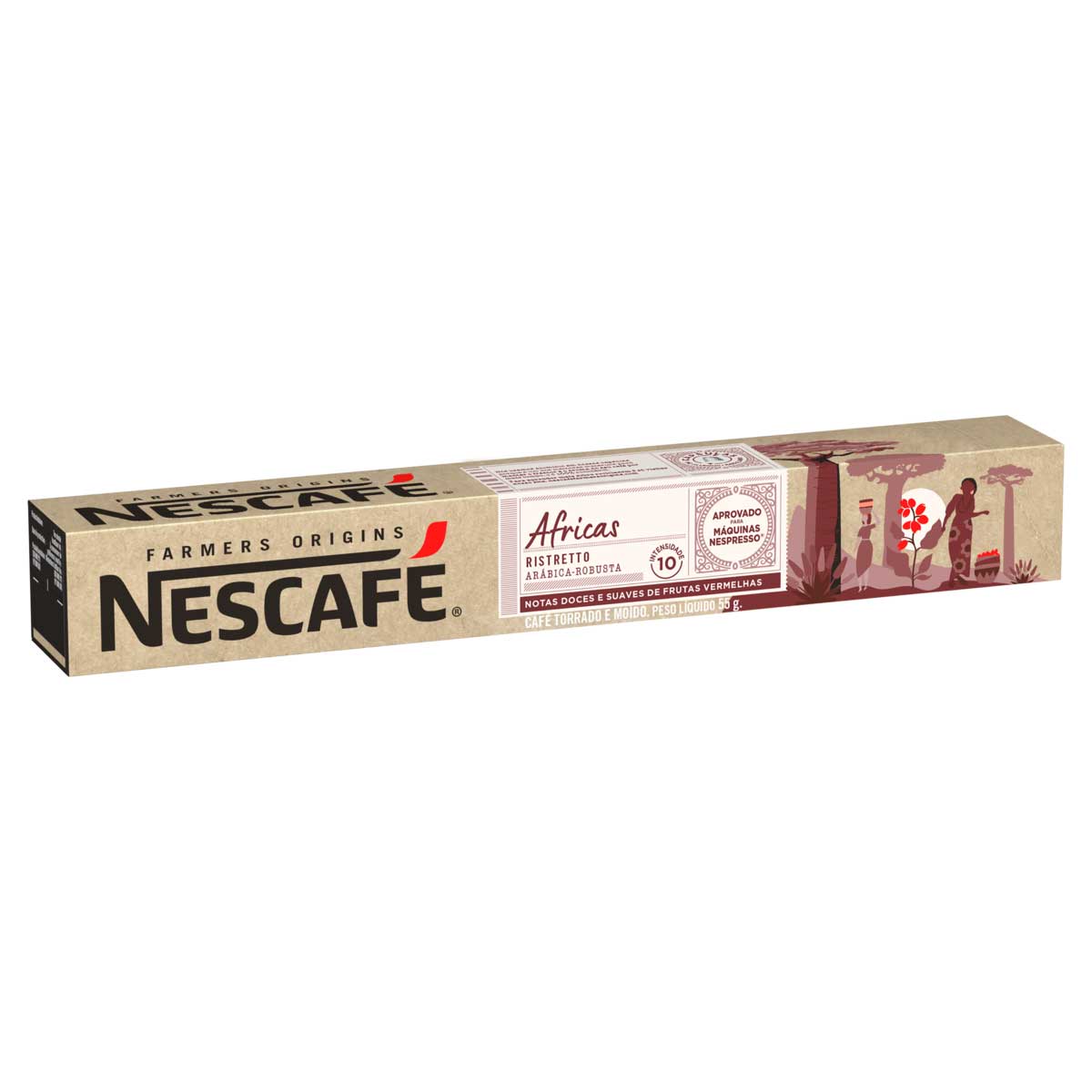 Cápsula de Café Nescafé Farmer Origins Africas 55g Com 10 Cápsulas