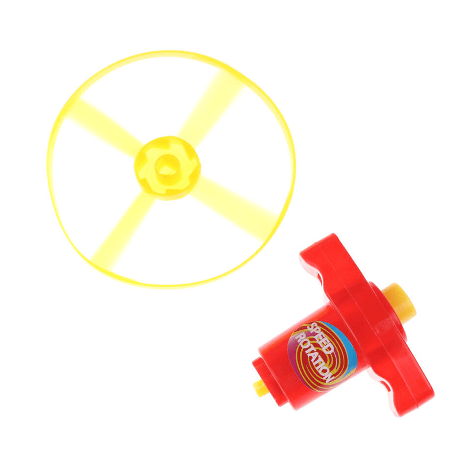 Giroscopio Peão Lançador de Discos Banana Toys