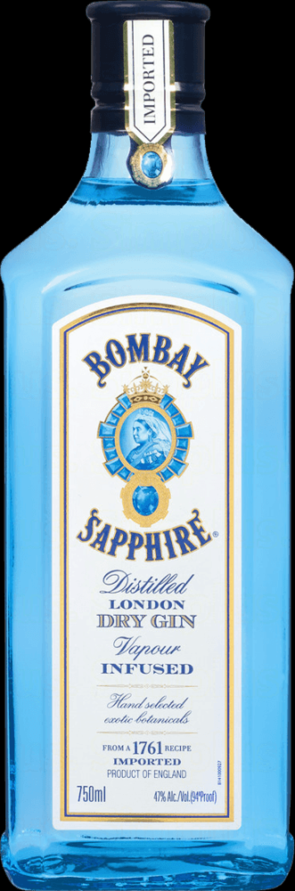 Gin London Dry Bombay Sapphire Garrafa 750ml