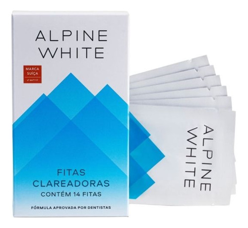 Fita Clareadora Dental Alpine White C/7