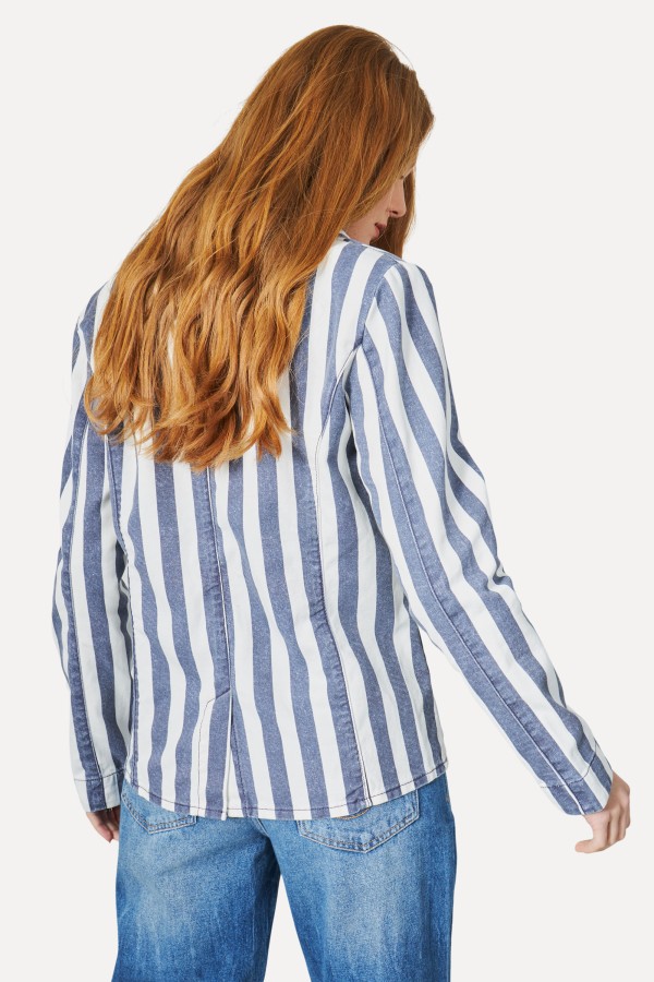 Encontraproduto.com.br - Blazer Sarja Stripes