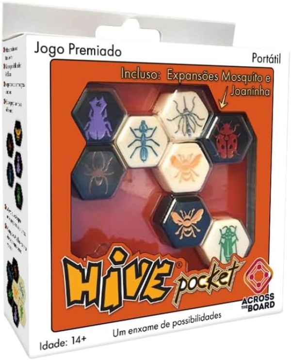 Encontraproduto.com.br - Jogo de tabuleiro Pocket Hive FUNBOX