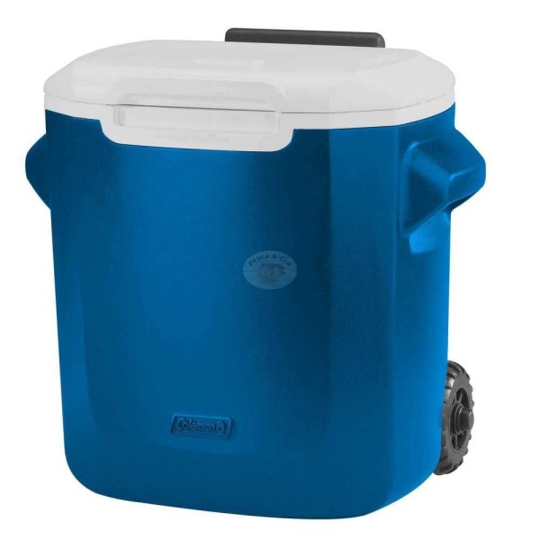 Caixa Térmica 16 QT / 15 Litros Com Rodas Azul Coleman