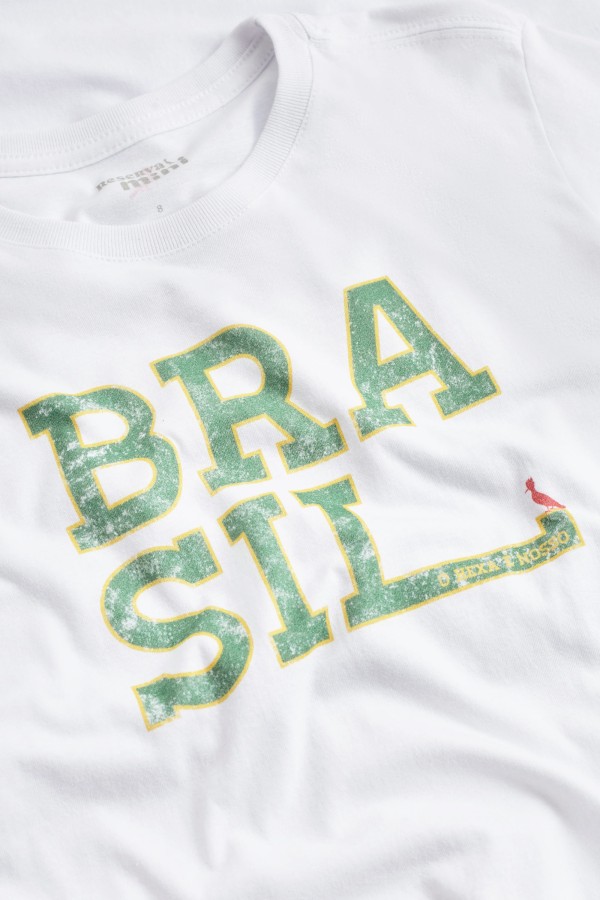 Encontraproduto.com.br - Camiseta Estampada Mini Brasil