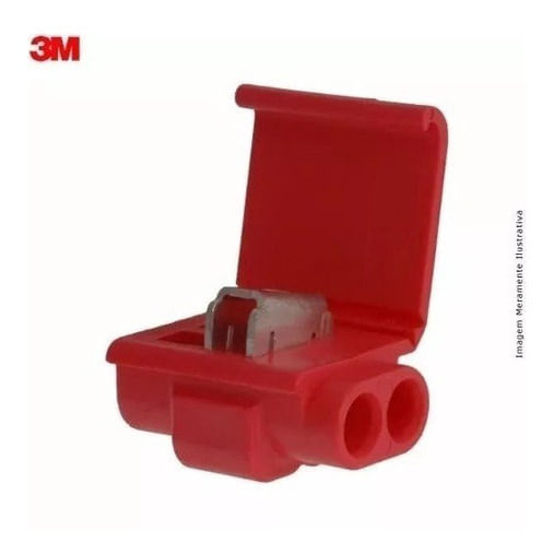 Conector Scotchlock 0.5mm Verm 15 Pçs - Idc 557 - 3m