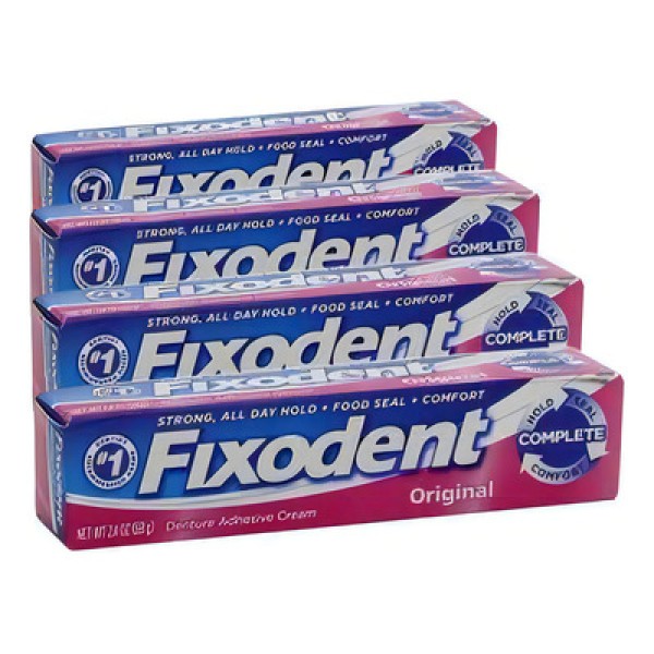 Encontraproduto.com.br - Creme Fixador de Dentadura Fixodent Original 21g