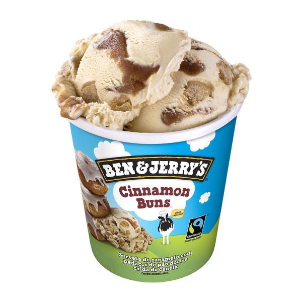 Encontraproduto.com.br - Sorvete Cinnamon Buns Ben & Jerrys 450 ml