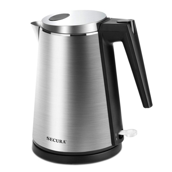 Encontraproduto.com.br - Secura Chaleira Elétrica Inox 1.5l Com Proteção Auto-off E Led 120V 1350W