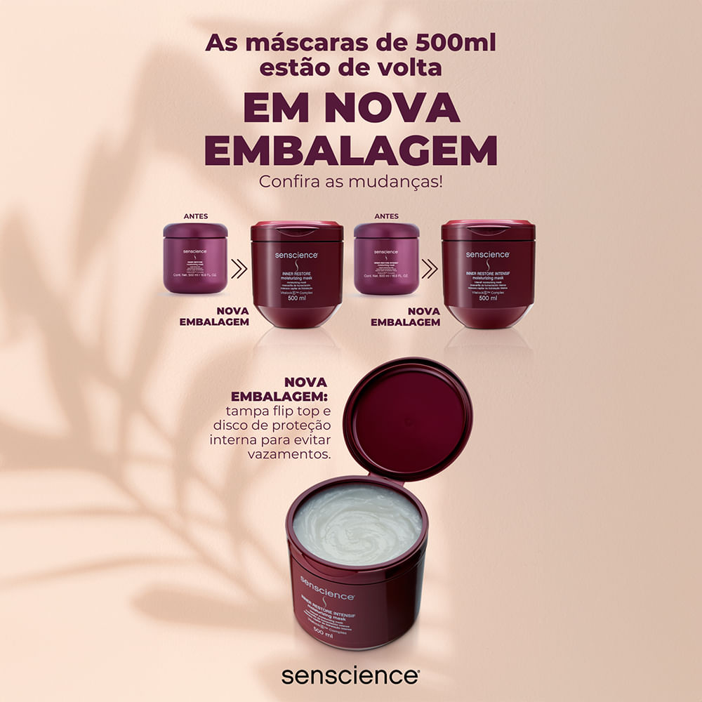 Encontraproduto.com.br - Máscara Senscience Inner Restore Intensif 500ml