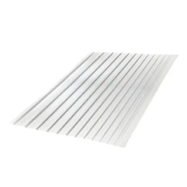 Encontraproduto.com.br - Telha Policarbonato Greca Trapezoidal Ajover Leitosa