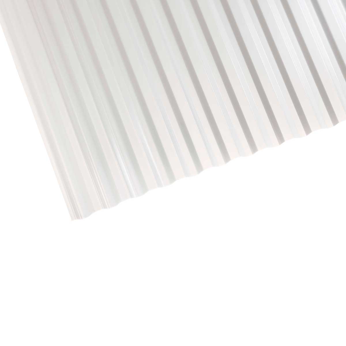 Telha Policarbonato Greca Trapezoidal Ajover Cristal