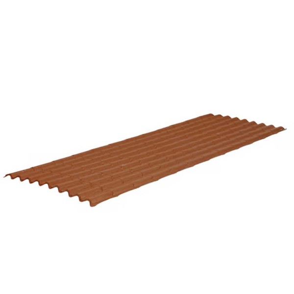 Telha Galvanizada Termoacústica Madri Ajover Terracota