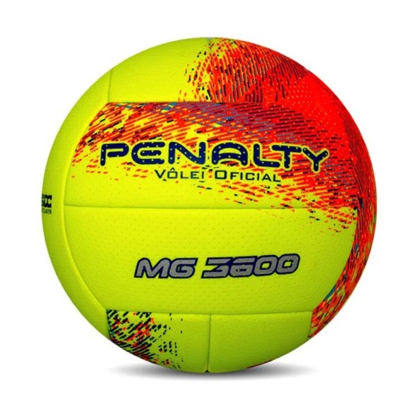 Bola Vôlei Penalty Mg 3600 XXI Unissex - Limão/Laranja