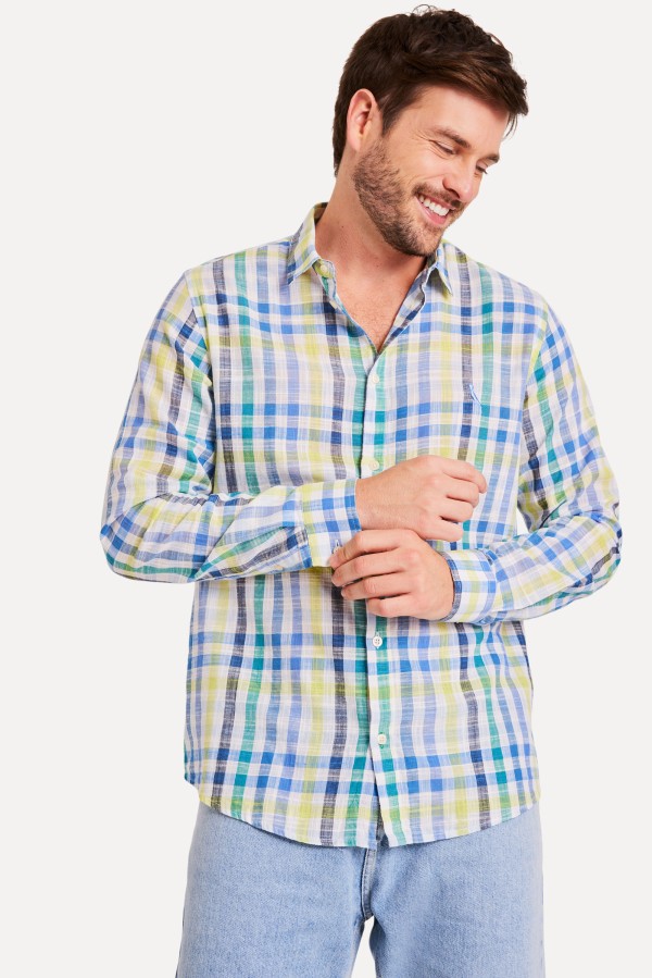 Encontraproduto.com.br - Camisa Ml Flame Jacaranda