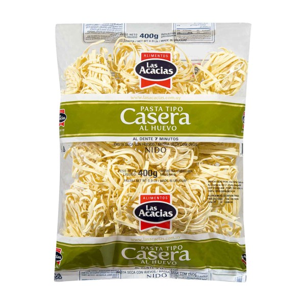 Encontraproduto.com.br - Massa Caseira com Ovos Las Acacias 400g