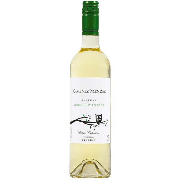 Gimenez Mendez Reserva Chardonnay Viognier Uruguaio Vinho Branco 750ml