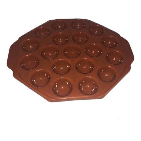 Encontraproduto.com.br - Provolera Grande 19 Cavidades 022959 Terracota El Asador