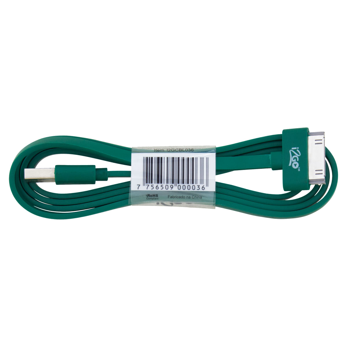 Encontraproduto.com.br - Cabo Usb Para Ipod/Iphone/Ipad I2Go 1,2M