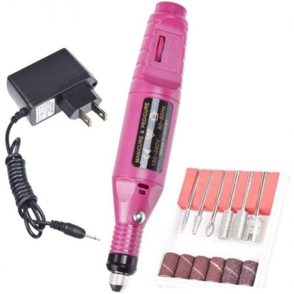 Encontraproduto.com.br - Lixadeira Lixa Motor De Unha Elétrica Profissional Bivolt