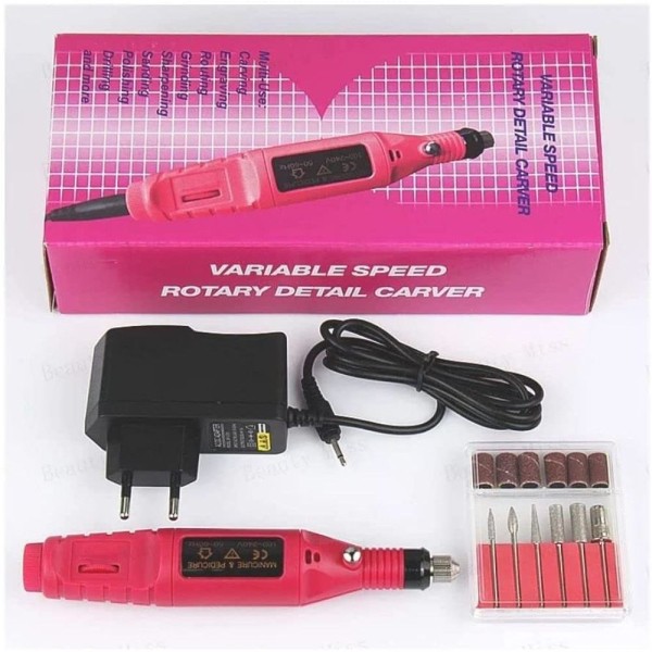Encontraproduto.com.br - Lixadeira Lixa Motor De Unha Elétrica Profissional Bivolt