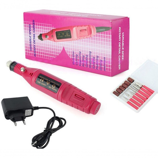 Encontraproduto.com.br - Lixadeira Lixa Motor De Unha Elétrica Profissional Bivolt