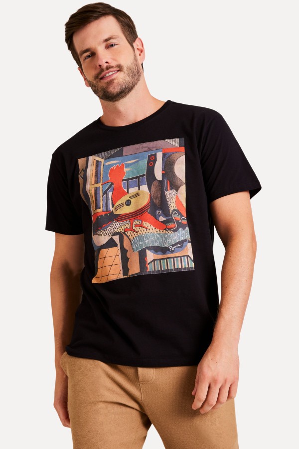 Camiseta Estampada Pica Pau Catalao