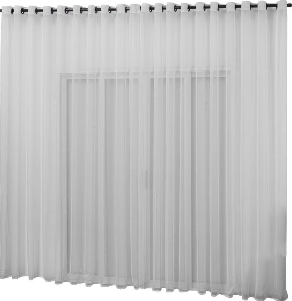 Encontraproduto.com.br - Cortina Sevilha Para Portas Janelas 5M Gelo Decoração