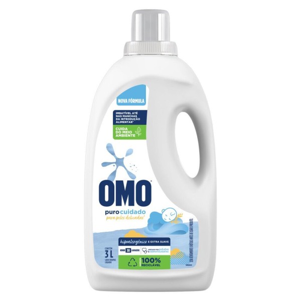 Encontraproduto.com.br - Lava-Roupas Líquido Omo Puro Cuidado Galão 3l