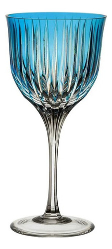 Taça Para Água Strauss Romano 150 Overlay Azul Claro 520 Ml