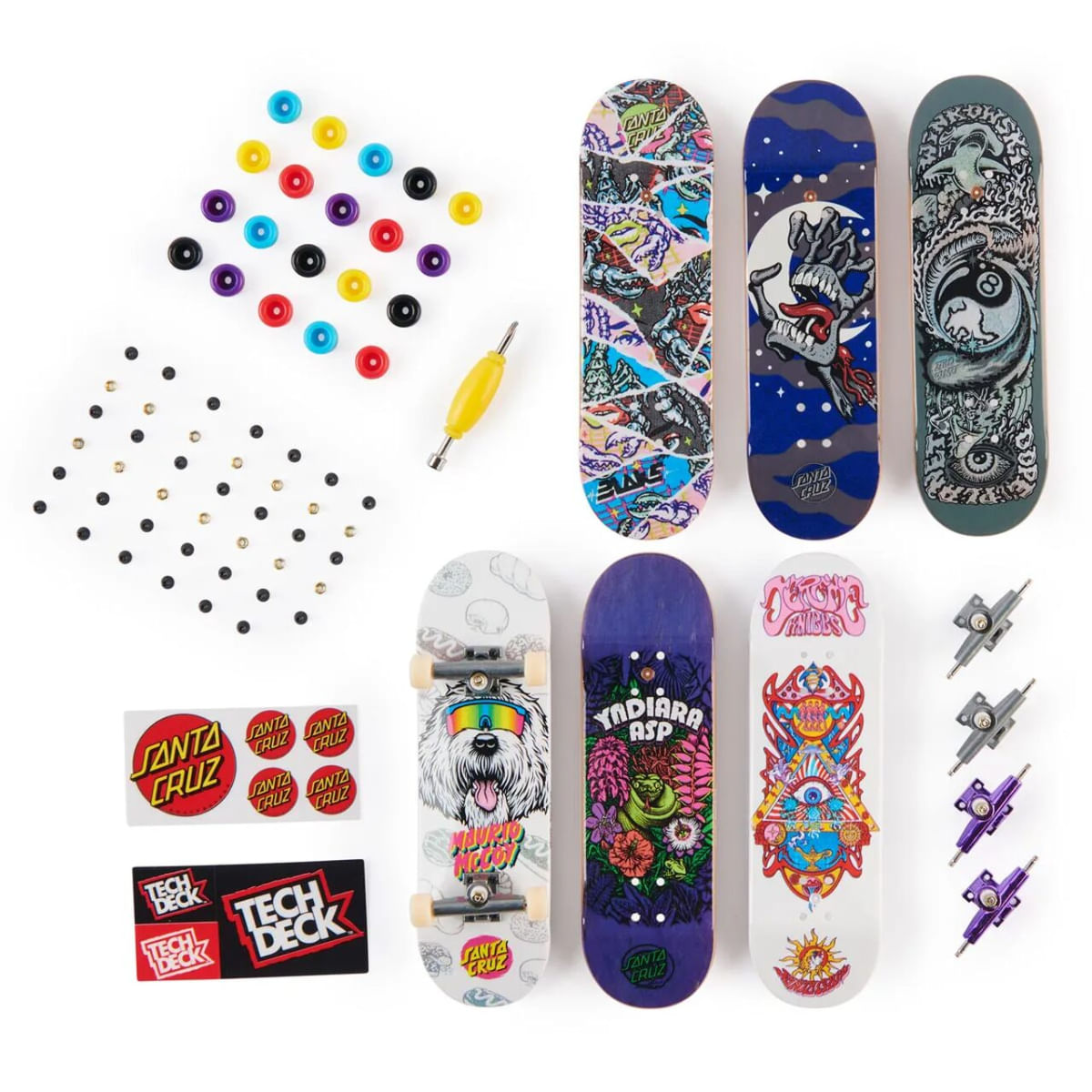 Encontraproduto.com.br - Tech Deck DGK Pack Com 6 Skates e Acessórios - Sunny 2892