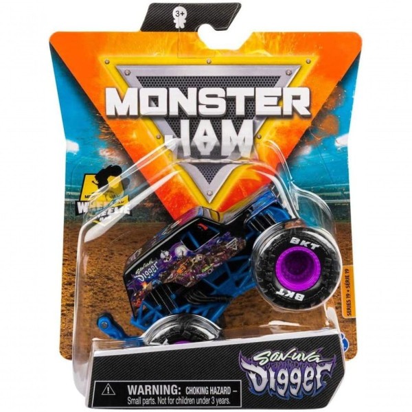 Encontraproduto.com.br - Carrinho Monster Jam 1:64 Son Uva Digger - Sunny