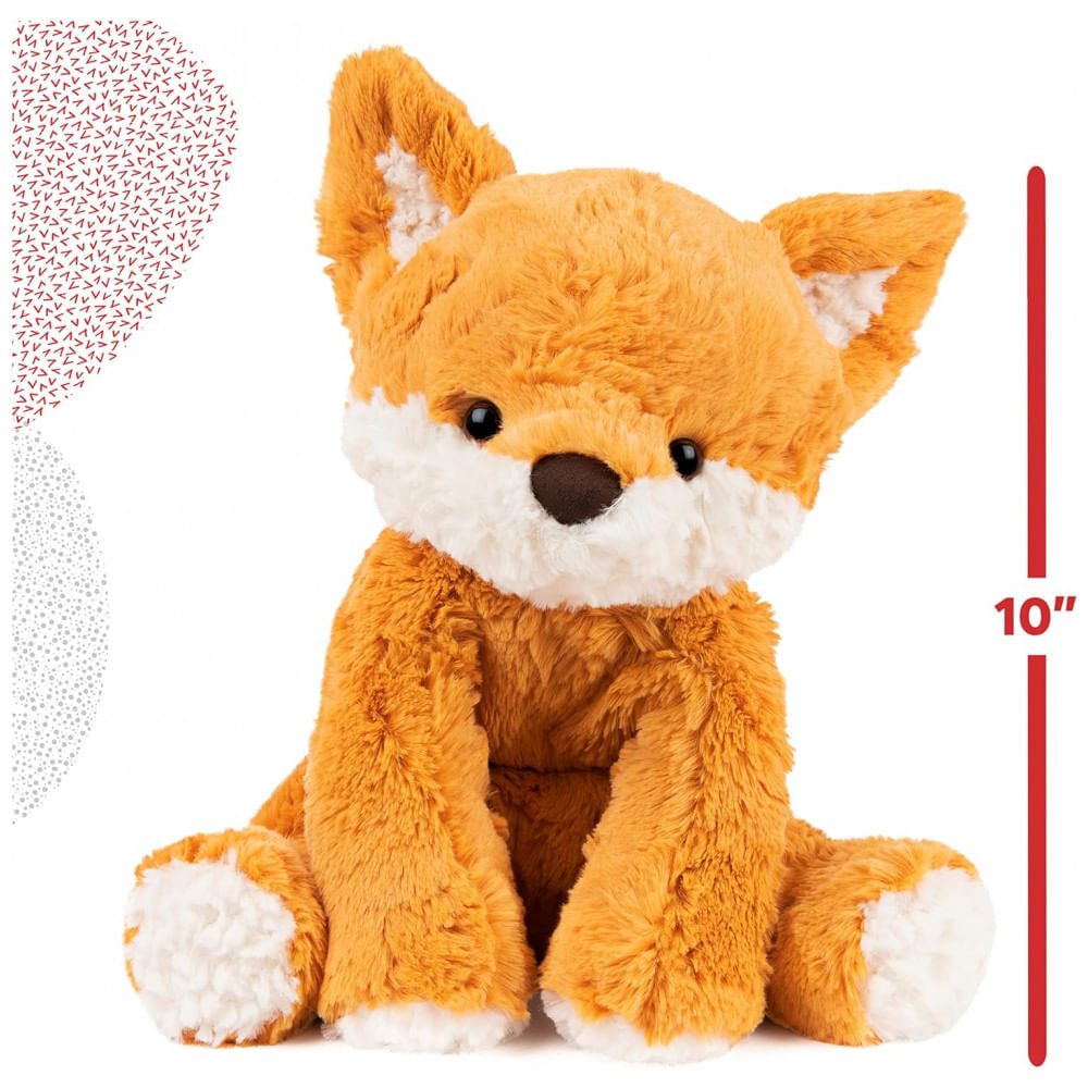 Pelúcia Raposa para Crianças Maiores de 1 Ano, GUND 6061147, Marrom