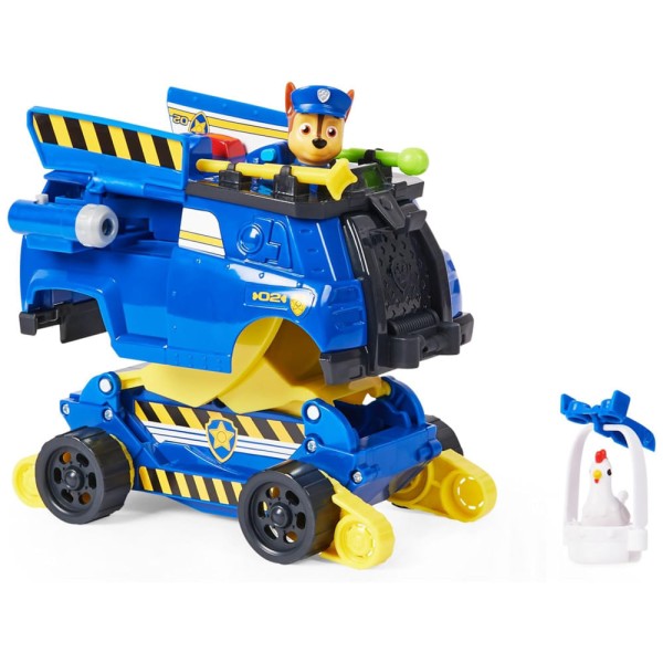 Encontraproduto.com.br - Carro Chase Rise e Resgate com Bonecos e Acessórios para Crianças Acima de 3 Anos, Patrulha Canina, Azul